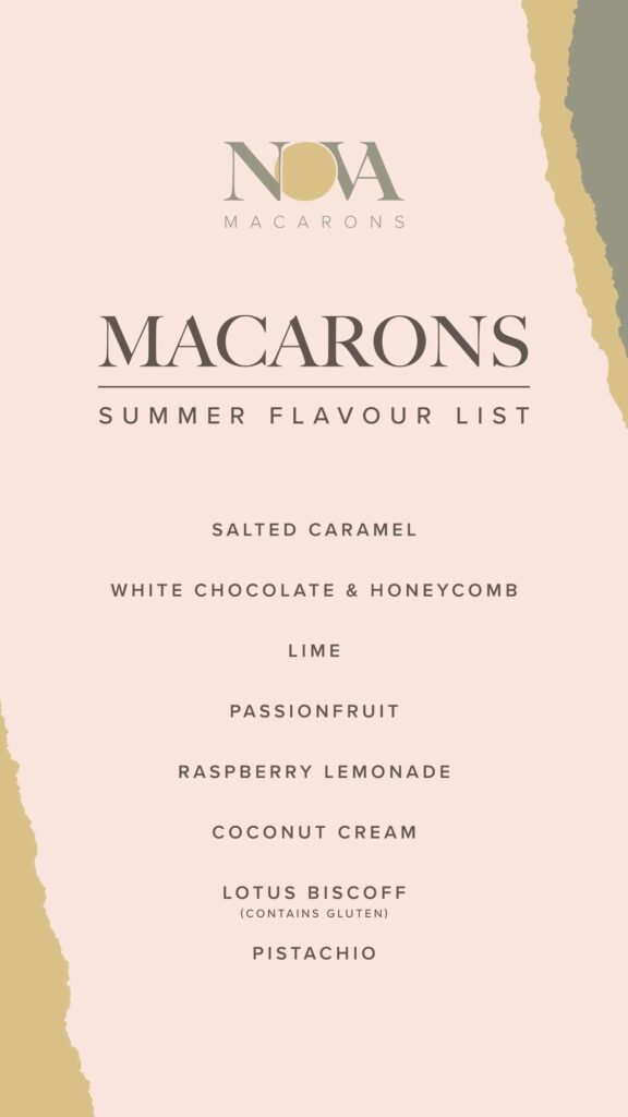 summer macarons
